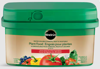 MIRACLE GRO PLANT FOOD VEG 18-18-21 500gm