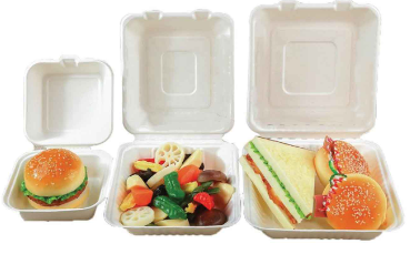 COMPOSTABLE HINGED 8X8X3 (3-COMP) 200