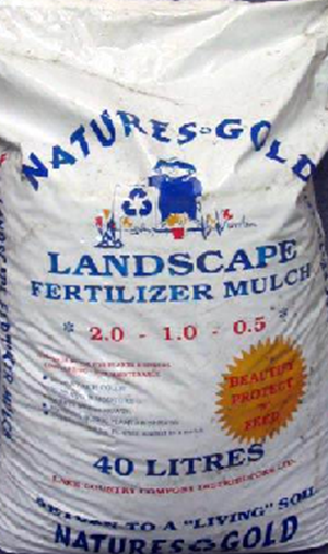 NATURES GOLD LANDSCAPE MULCH - 40LT