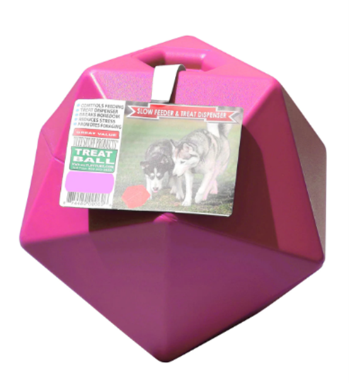 TREAT BALL TUFF STUFF HORSE - PINK