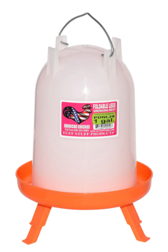POULTRY DRINKER TUFF STUFF EXTENDABLE LEGS 1 GAL