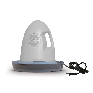 WATERER HEATED CHICKEN 2.5 GAL K&H (-18 CELCIUS)