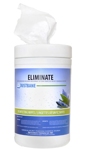 DUSTBANE ELIMINATE WIPES 180