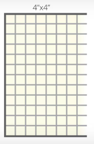 PANEL WELDED MESH 16' X 52" 4"x4"
