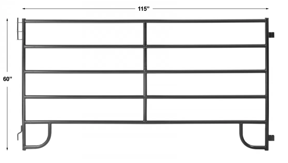 PANEL CORRAL MEDIUM DUTY 5' X 9.5'