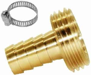 Male Brass Coupling, Size: 1 inch (L), Polished at Rs 193/piece in