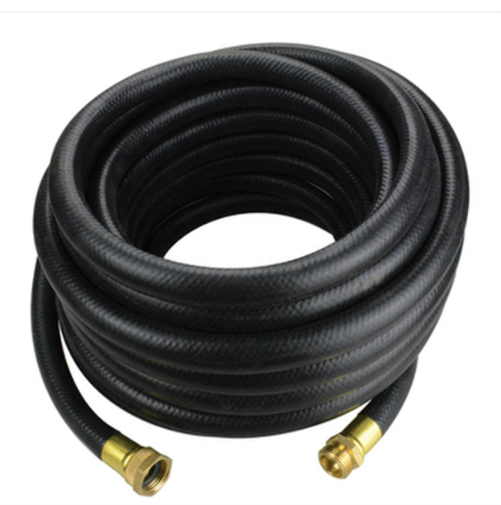 HOSE GARDEN BLACK RUBBER INDUSTRIAL 3/4" X 100'