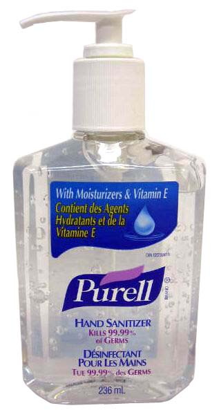 PURELL 9652 HAND SANI.PUMP 236 ML