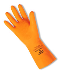 GLOVE RUBBER ORANGE #87-208 29 MIL SIZE 8