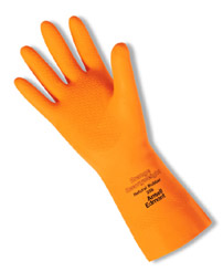 GLOVE RUBBER ORANGE #208 29 MIL SIZE 9