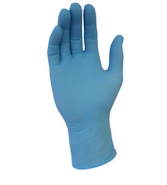 GLOVE NITRILE BLUE 4 MIL LARGE 100