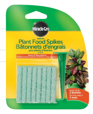 MIRACLE GRO INDOOR PLANT FOOD SPIKES 6-12-6 31 G