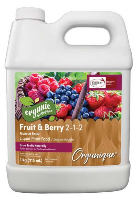 FRUIT & BERRY 2-1-2 LIQUID 1KG ORGANIC