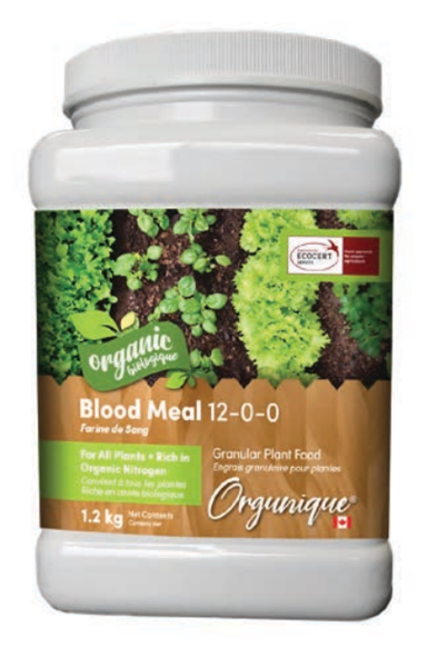 BLOOD MEAL 12-0-0 GRANULAR 1.2 KG ORGANIC