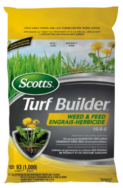 WEED & FEED TURF BUILDER SCOTTS 9.1 KG