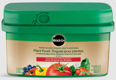 MIRACLE GRO PLANT FOOD  VEG 18-18-21  500gm