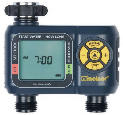 TIMER WATER DIGITAL 2 ZONE PROGRAMABLE MELNOR