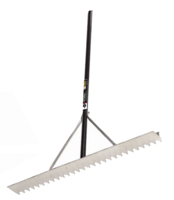 RAKE ASPHALT 36" ALUMINUM HEAD