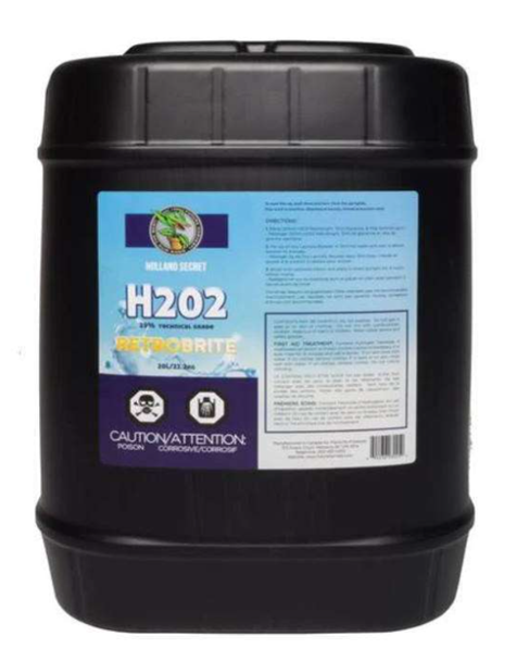 HYDROGEN PEROXIDE H2O2 29% 20 LITRE