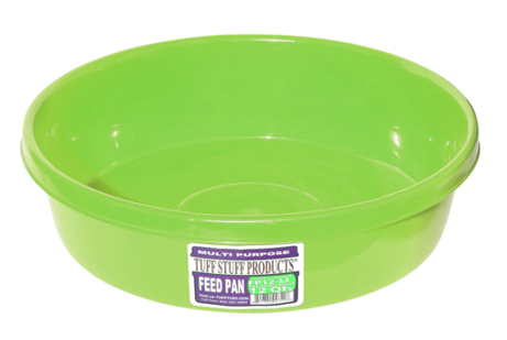 FEED PAN TUFF STUFF 12QTS - LIME