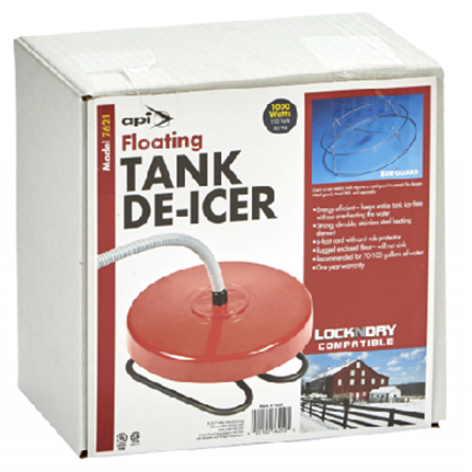 DE-ICER STOCK TANK FLOATING  1500W (UP TO 100-300 GALLONS)