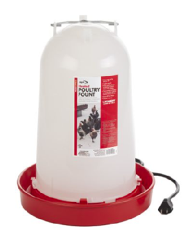 DE-ICER WATERER POULTRY HEATED 3 GAL(GOOD TO -20C)