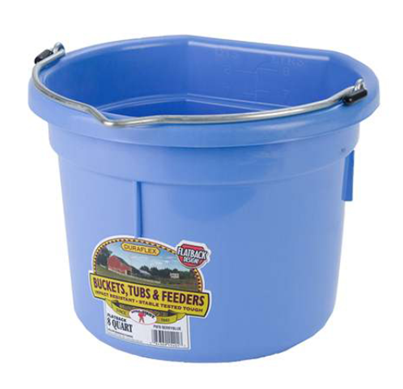 BUCKET DURAFLEX FLAT BACK P8FB 8 QUART