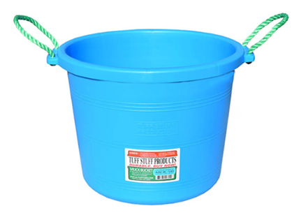 MUCK BUCKET TUFF STUFF 70QT - SKY BLUE