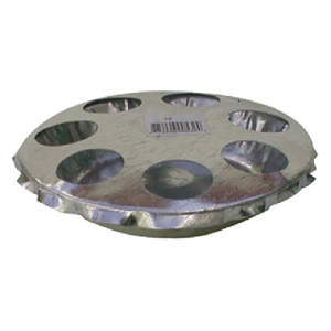 CHICK FEEDER 6" GALV. ROUND