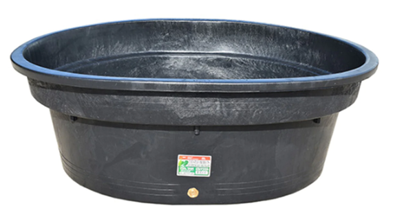 WATER TROUGH TUFF STUFF OVAL W/PLUG 180 GAL