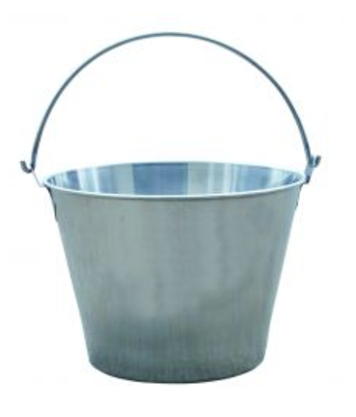 BUCKET STAINLESS STEEL 9QT