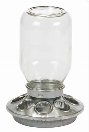 FEEDER BABY CHICK MASON JAR 1 QUART