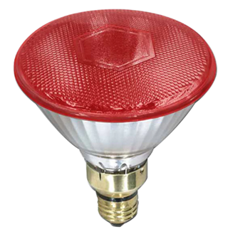 HEAT LAMP BULB PAR38 150W RED CANARM