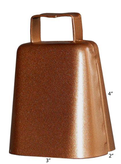 BELL-KENTUCKY COW BELL 5 3/4" TALL