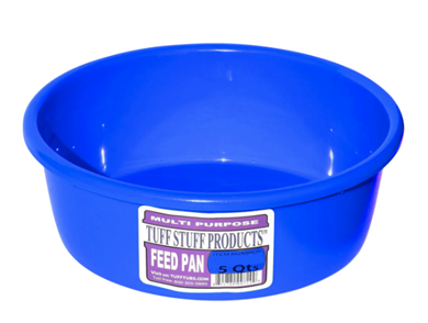 FEED PAN TUFF STUFF 5QTS - BLUE