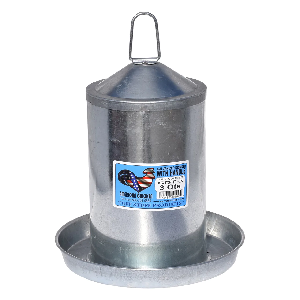 CHICKEN WATERER GALVANIZED 3QTS