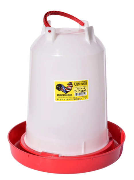 POULTRY DRINKER TUFF STUFF OPEN NEST 3.7GAL