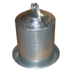 WATERER POULTRY MILLSIDE GALVANIZED 3 GAL