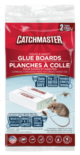 GLUE BOARD MOUSE & INSECT 2PC