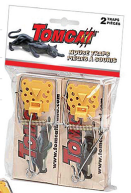 TOMCAT MOUSE TRAP WOODEN 2 PK