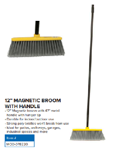 11" magnetic broom w handle