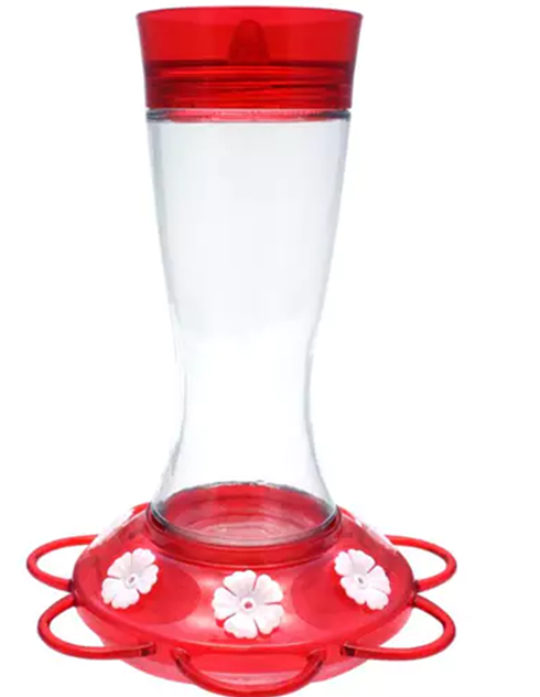 PERKY PET HUMMINGBIRD FEEDER GARNET 20 OZ RED- PERKY PET