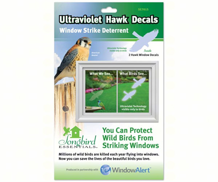 DECALS WINDOW ULTRAVIOLET HAWK