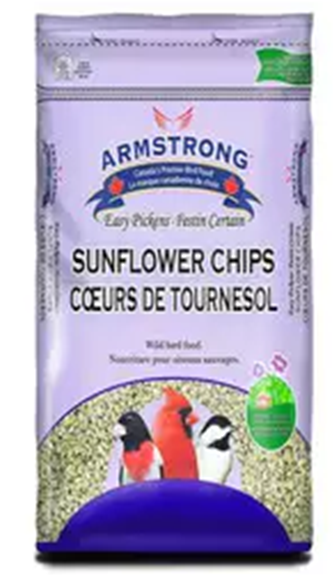 SUNFLOWER CHIPS (BLACK OIL CHIPS) 9.07 KG - ARMSTRONG