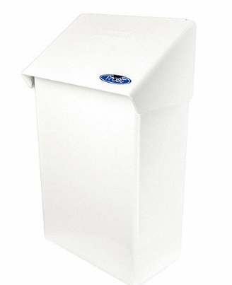 SANITARY NAPKIN DISPOSAL BIN 620 WHT