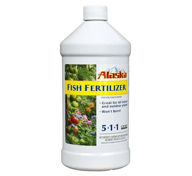 FISH FERTILIZER ALASKA 5-1-1 100% ORGANIC 946 ML