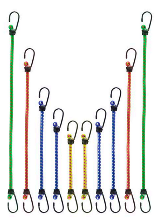 BUNGEE CORDS 12 PACK
