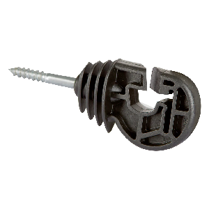 ELEC FENCE CORRAL PREMIUM SCREW IN RING POST INSULATOR