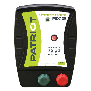 PATRIOT PBX120 FENCE CHARGER (12V)