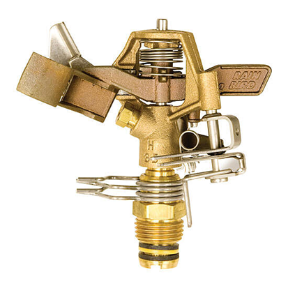 SPRINKLER RAINBIRD 1/2" BRASS IMPACT C/W 1/8 NOZZLE 1/2 MIPT